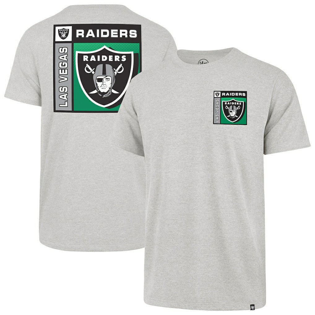Las Vegas Raiders '47 Chrome Plate Franklin T-Shirt - Gray - 47 brand