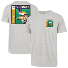 Minnesota Vikings '47 Chrome Plate Franklin T-Shirt - Gray - 47 brand