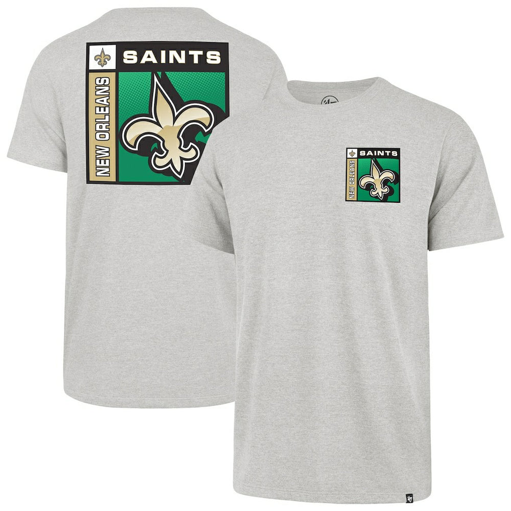New Orleans Saints '47 Chrome Plate Franklin T-Shirt - Gray - 47 brand