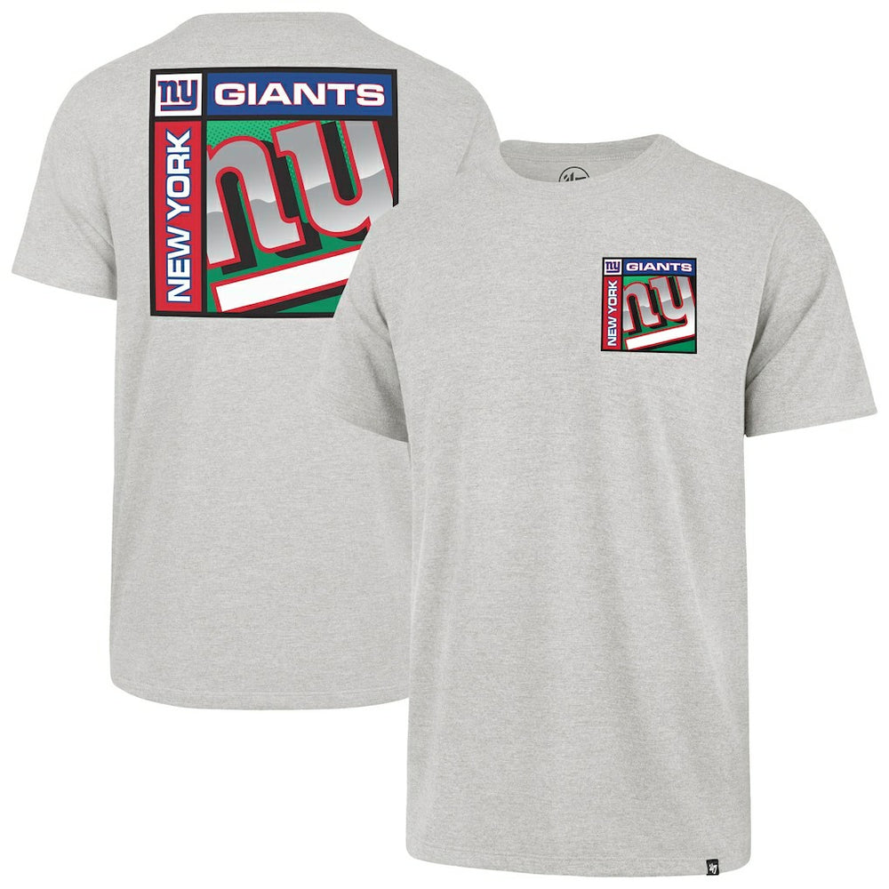 New York Giants '47 Chrome Plate Franklin T-Shirt - Gray - 47 brand