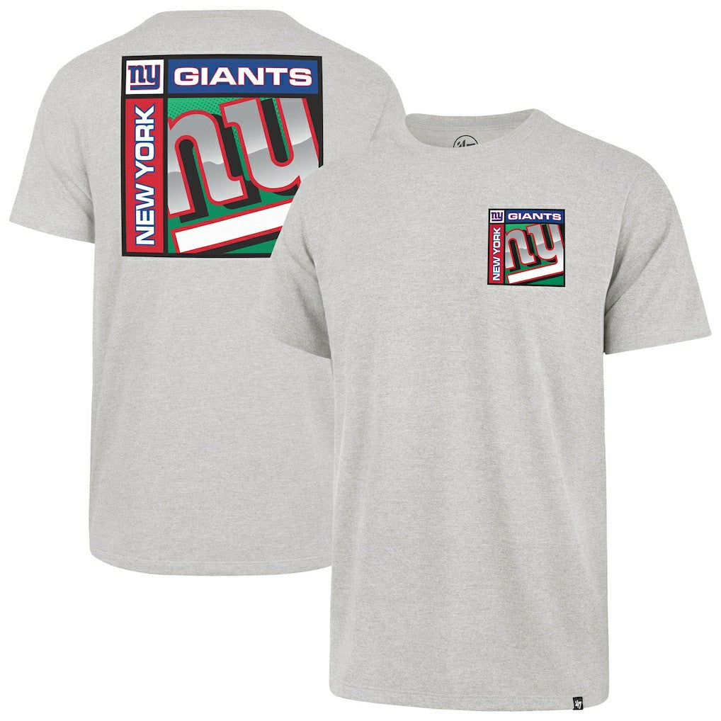New York Giants '47 Chrome Plate Franklin T-Shirt - Gray - 47 brand