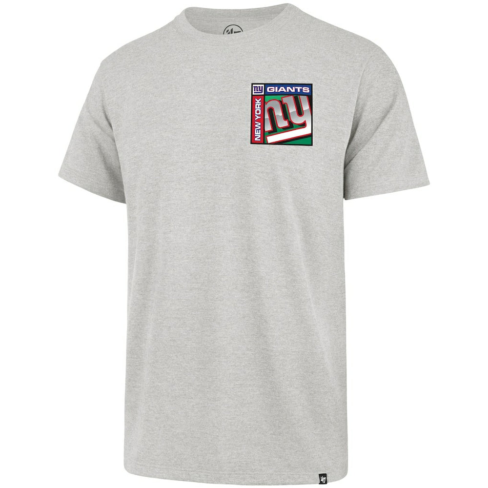 New York Giants '47 Chrome Plate Franklin T-Shirt - Gray - 47 brand