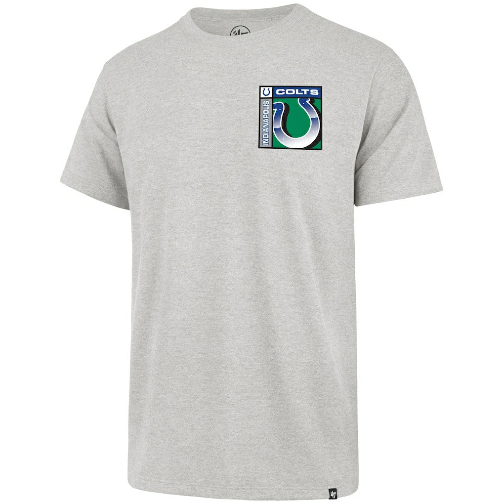 Indianapolis Colts '47 Chrome Plate Franklin T-Shirt - Gray - 47 brand
