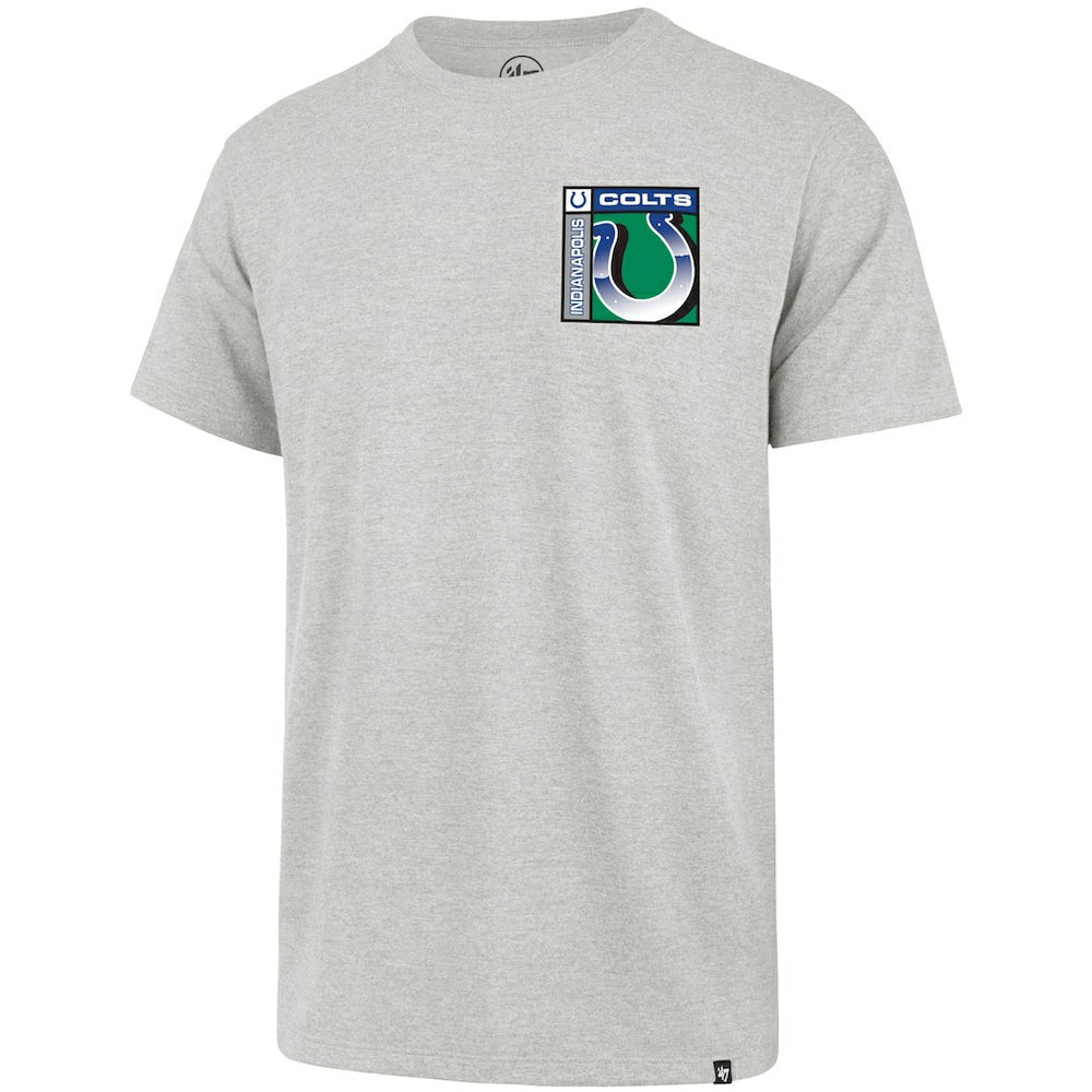 Indianapolis Colts '47 Chrome Plate Franklin T-Shirt - Gray - 47 brand