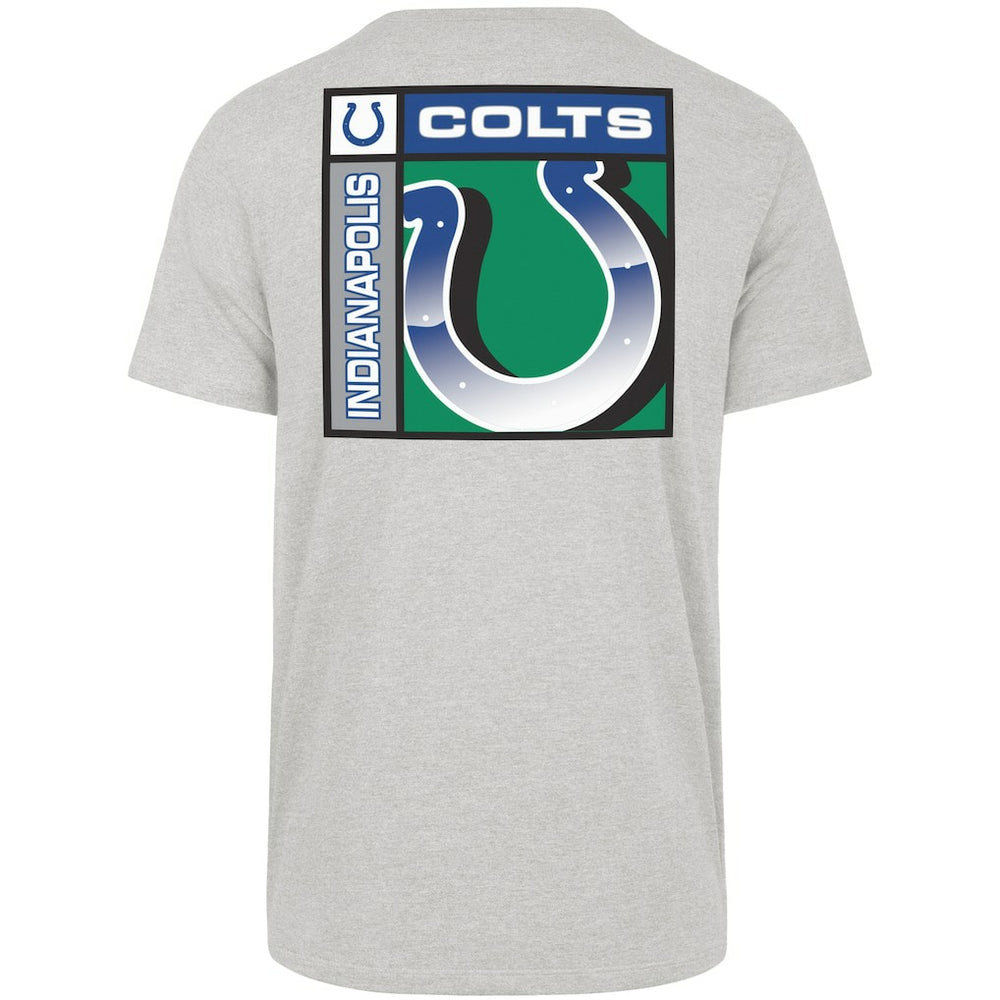 Indianapolis Colts '47 Chrome Plate Franklin T-Shirt - Gray - 47 brand