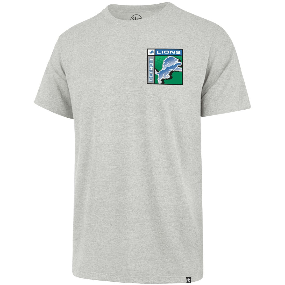 Detroit Lions '47 Chrome Plate Franklin T-Shirt - Gray - 47 brand