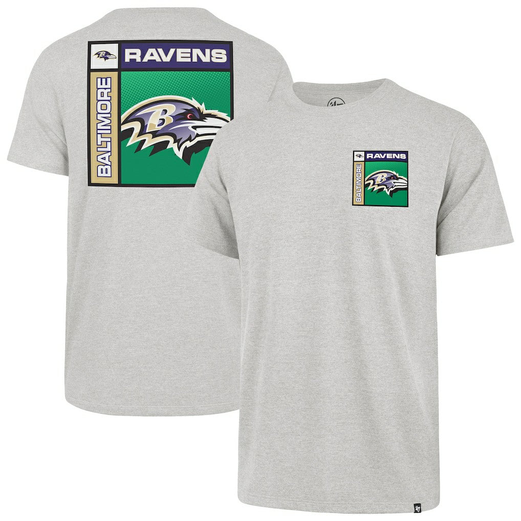 Baltimore Ravens '47 Chrome Plate Franklin T-Shirt - Gray - 47 brand