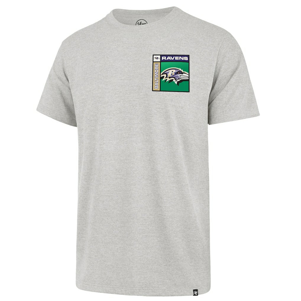 Baltimore Ravens '47 Chrome Plate Franklin T-Shirt - Gray - 47 brand