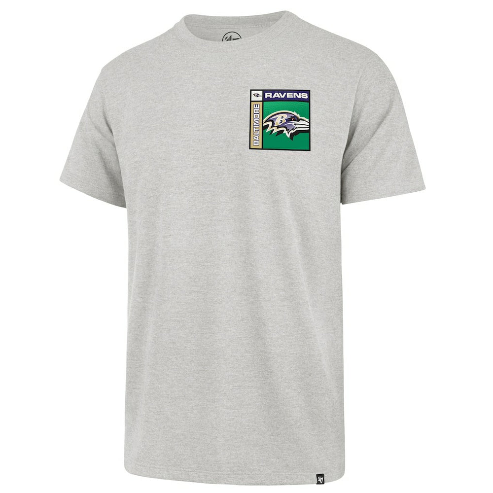 Baltimore Ravens '47 Chrome Plate Franklin T-Shirt - Gray - 47 brand