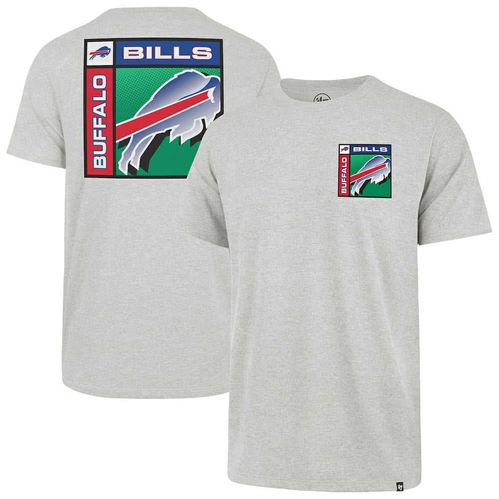 Buffalo Bills '47 Chrome Plate Franklin T-Shirt - Gray - 47 brand