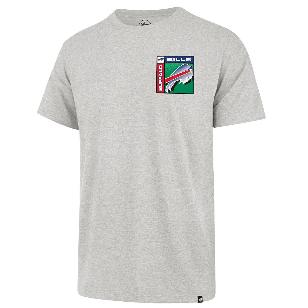 Buffalo Bills '47 Chrome Plate Franklin T-Shirt - Gray - 47 brand