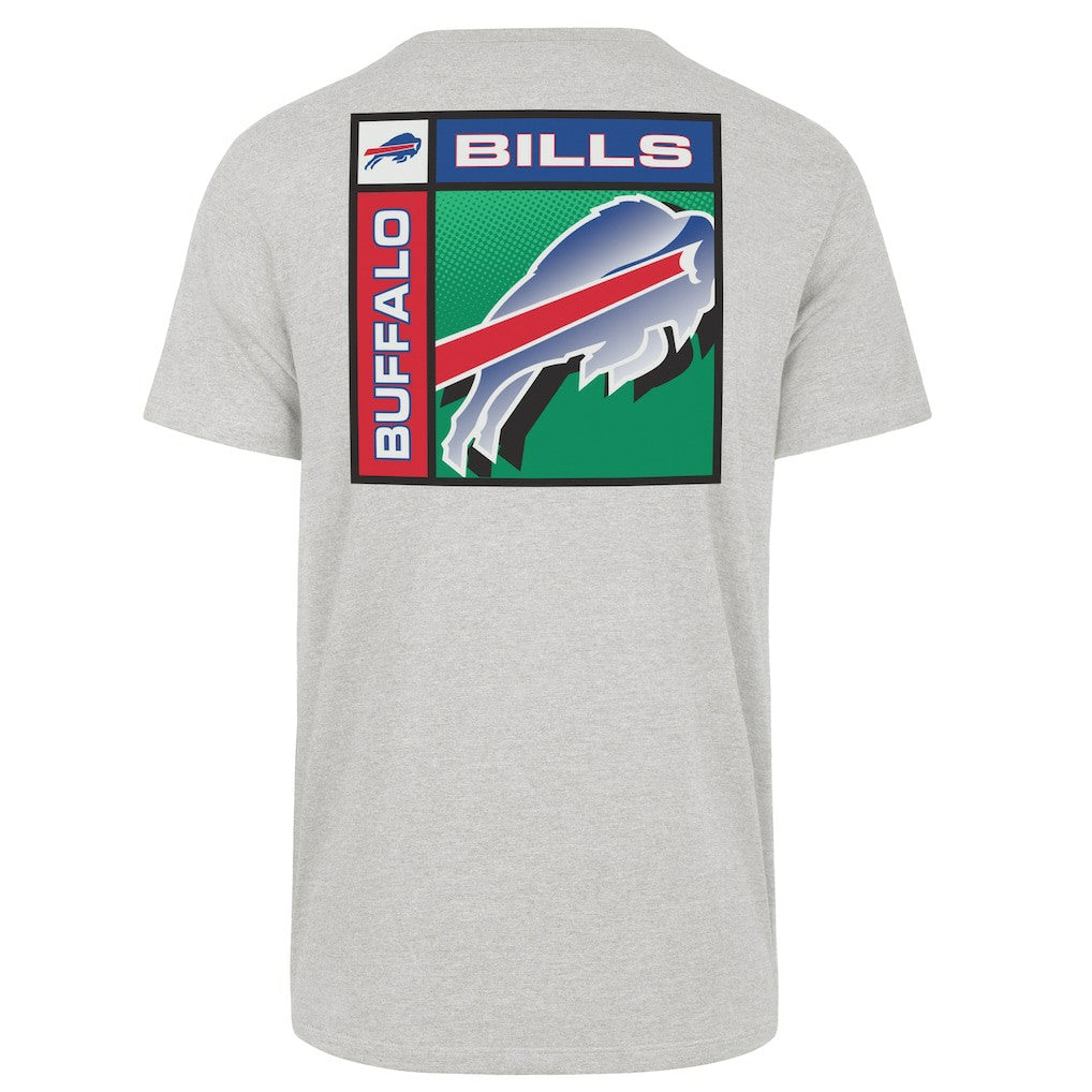 Buffalo Bills '47 Chrome Plate Franklin T-Shirt - Gray - 47 brand