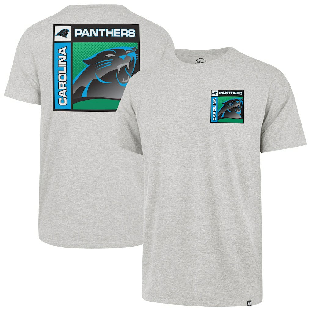 Carolina Panthers '47 Chrome Plate Franklin T-Shirt - Gray - 47 brand