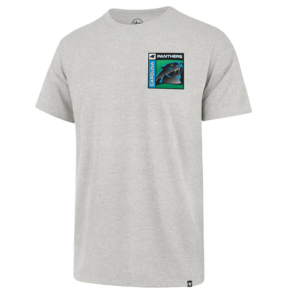 Carolina Panthers '47 Chrome Plate Franklin T-Shirt - Gray - 47 brand