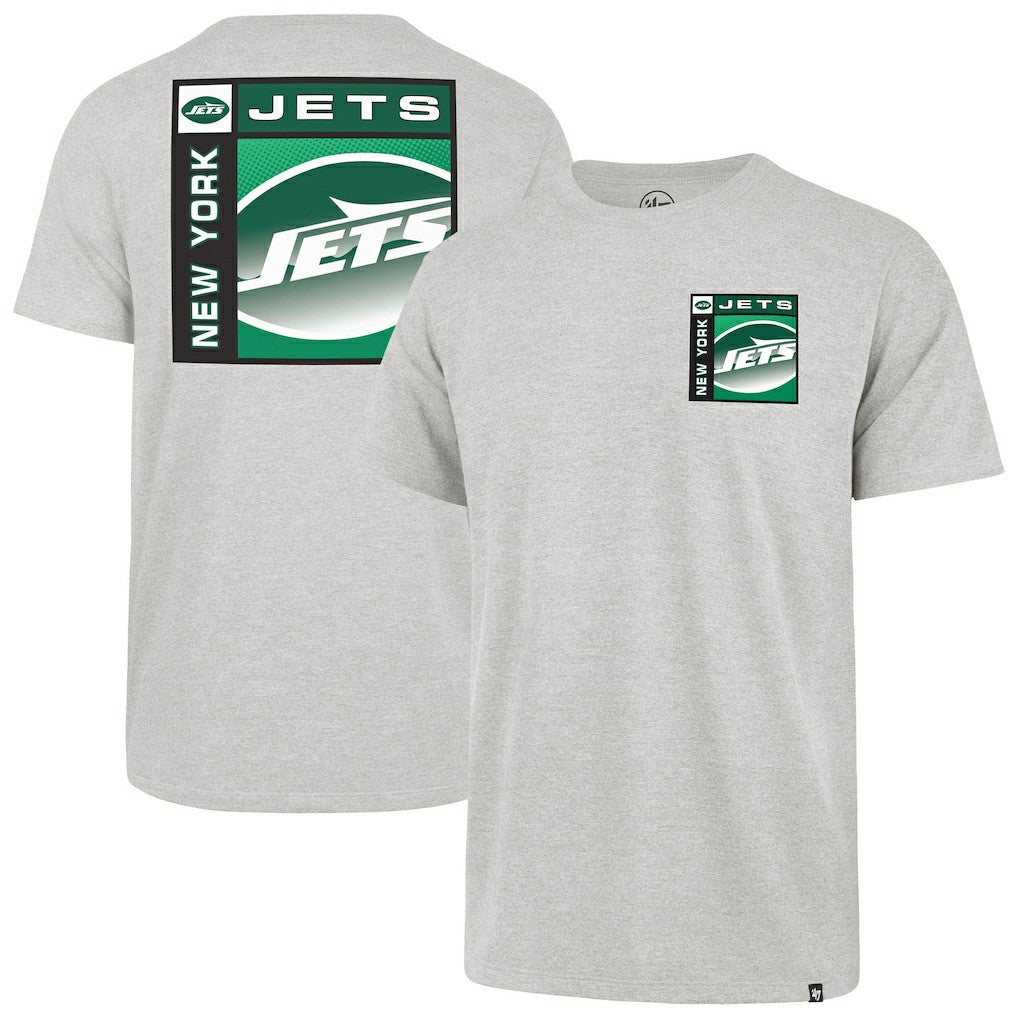 New York Jets '47 Chrome Plate Franklin T-Shirt - Gray - 47 brand