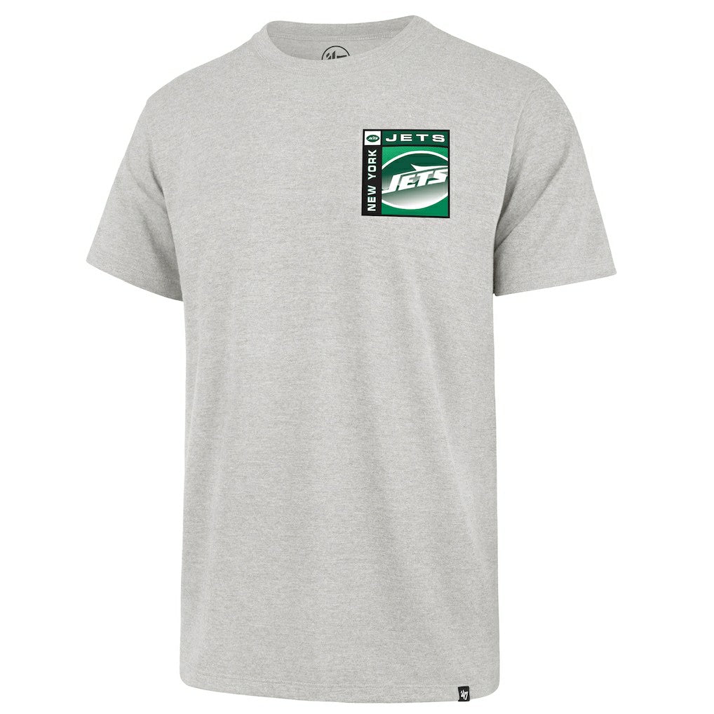 New York Jets '47 Chrome Plate Franklin T-Shirt - Gray - 47 brand