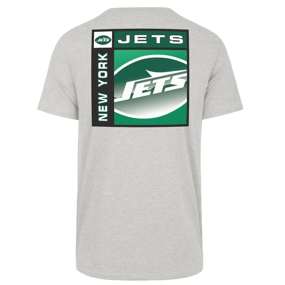 New York Jets '47 Chrome Plate Franklin T-Shirt - Gray - 47 brand