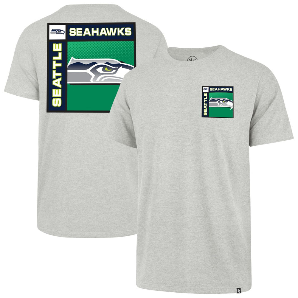 Seattle Seahawks '47 Chrome Plate Franklin T-Shirt - Gray - 47 brand
