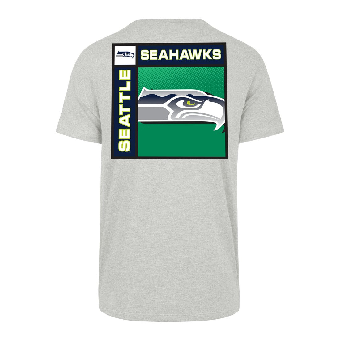 Seattle Seahawks '47 Chrome Plate Franklin T-Shirt - Gray - 47 brand