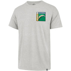 Los Angeles Chargers '47 Chrome Plate Franklin T-Shirt - Gray - 47 brand