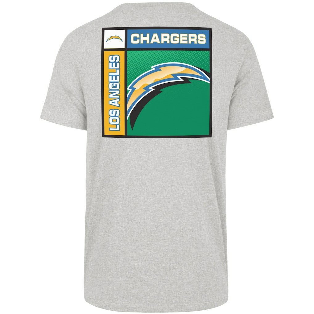 Los Angeles Chargers '47 Chrome Plate Franklin T-Shirt - Gray - 47 brand
