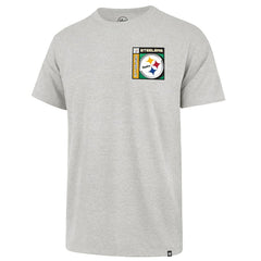 Pittsburgh Steelers '47 Chrome Plate Franklin T-Shirt - Gray - 47 brand