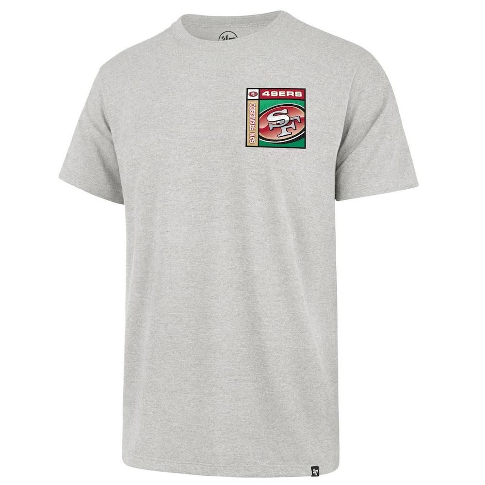 San Francisco 49ers '47 Chrome Plate Franklin T-Shirt - Gray - 47 brand