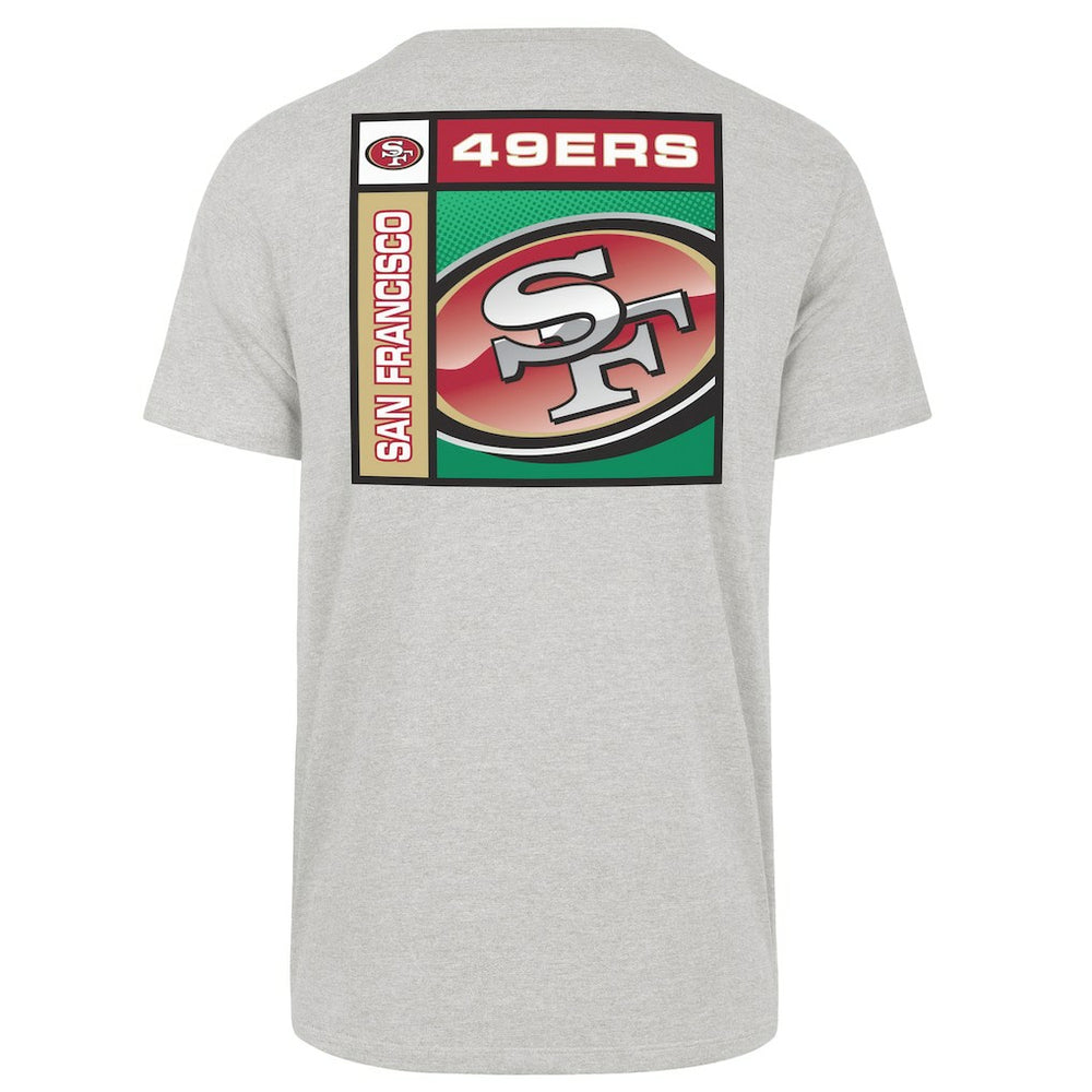 San Francisco 49ers '47 Chrome Plate Franklin T-Shirt - Gray - 47 brand