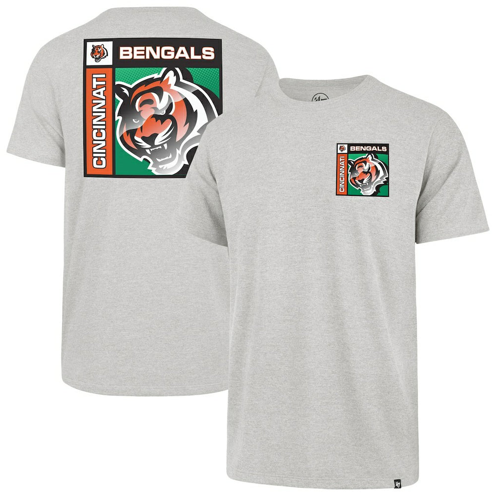 Cincinnati Bengals '47 Chrome Plate Franklin T-Shirt - Gray - 47 brand