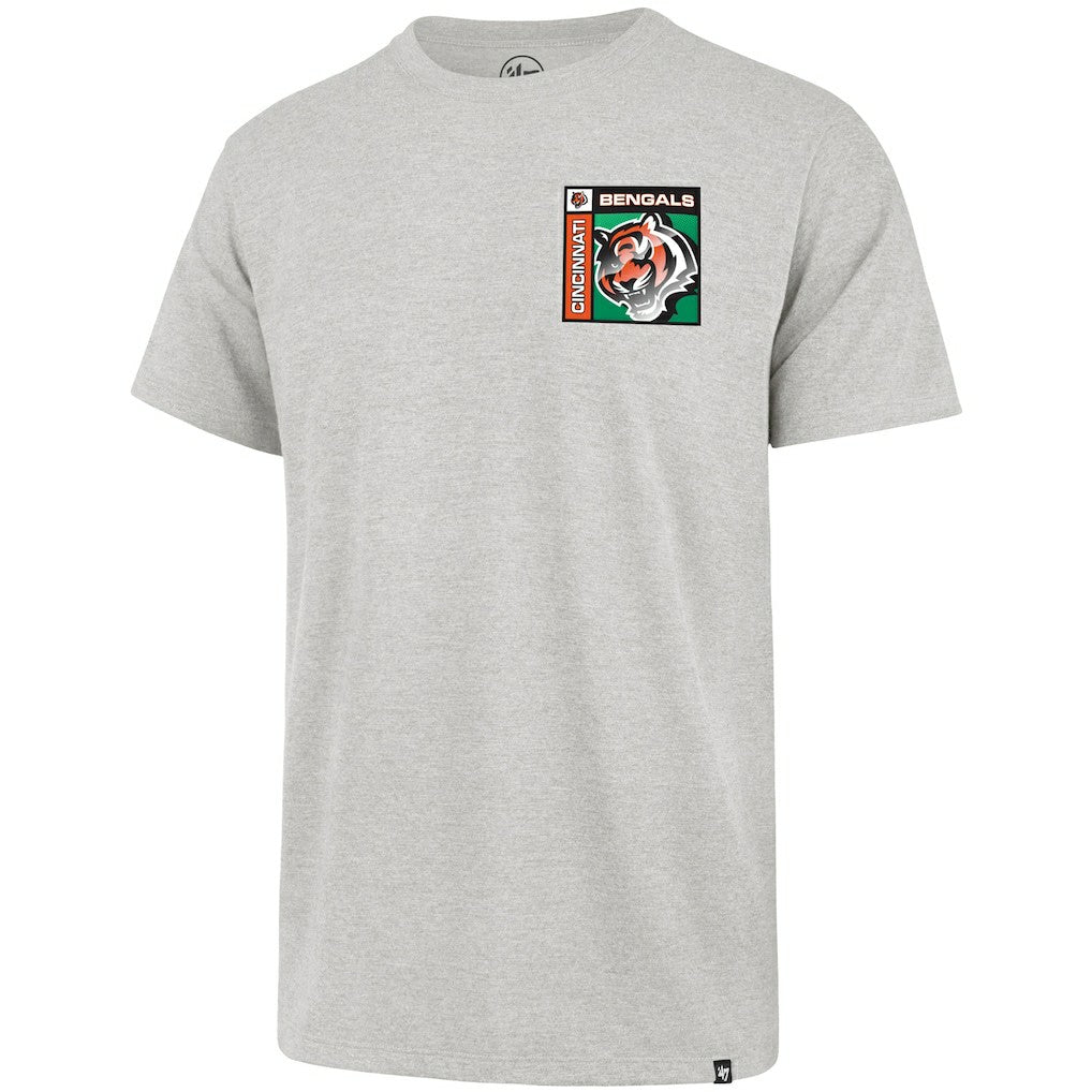 Cincinnati Bengals '47 Chrome Plate Franklin T-Shirt - Gray - 47 brand