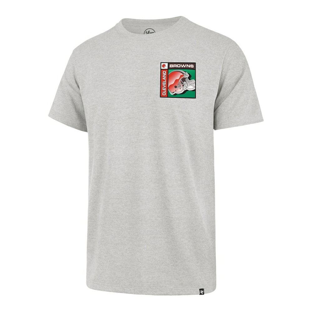 Cleveland Browns '47 Chrome Plate Franklin T-Shirt - Gray - 47 brand