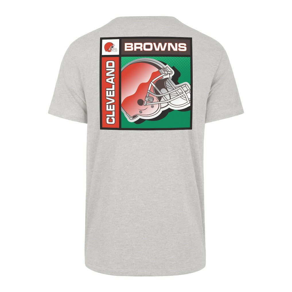Cleveland Browns '47 Chrome Plate Franklin T-Shirt - Gray - 47 brand