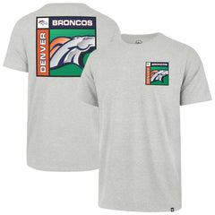 Denver Broncos '47 Chrome Plate Franklin T-Shirt - Gray - 47 brand