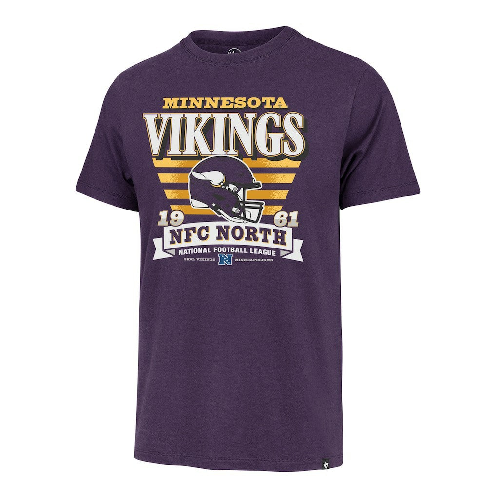 Minnesota Vikings '47 Stripe Splash Franklin T-Shirt - Purple - 47 brand