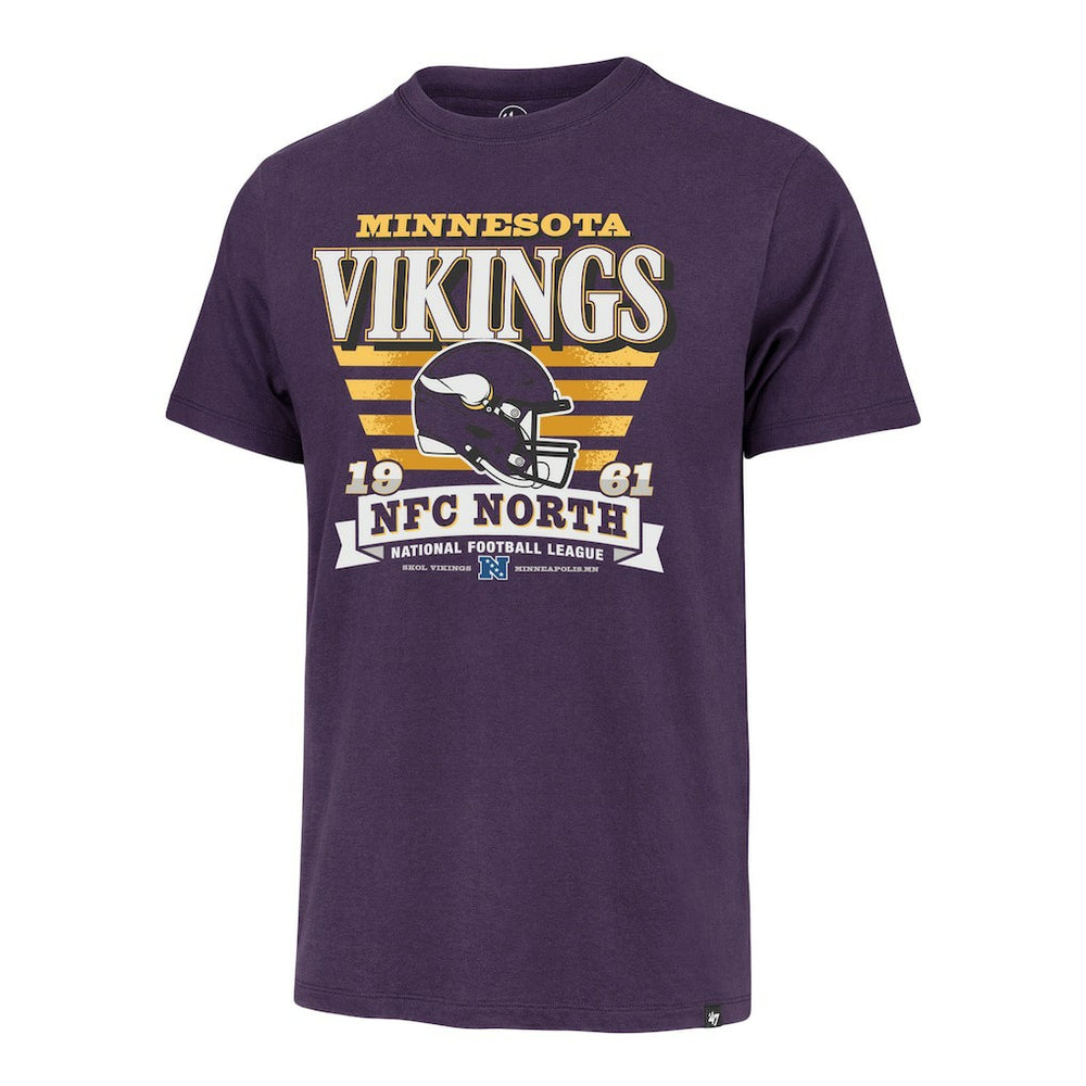 Minnesota Vikings '47 Stripe Splash Franklin T-Shirt - Purple - 47 brand