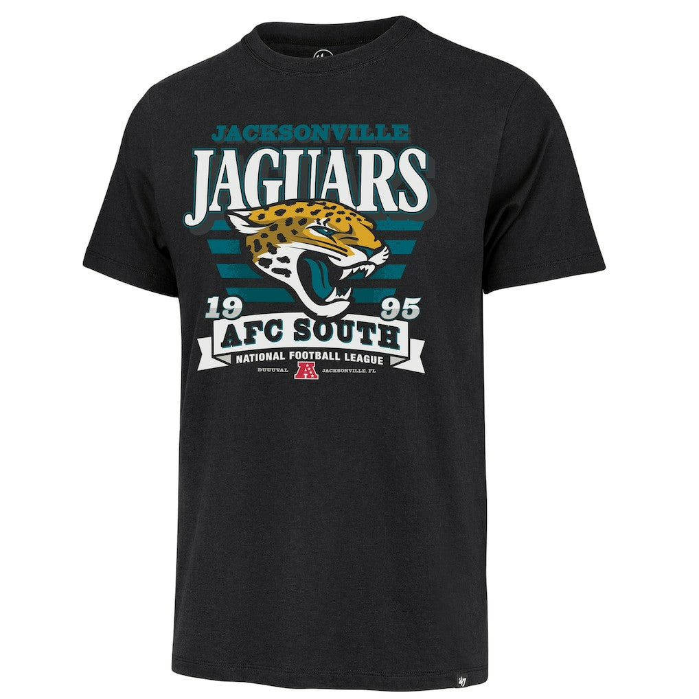 Jacksonville Jaguars '47 Stripe Splash Franklin T-Shirt - Black - 47 brand