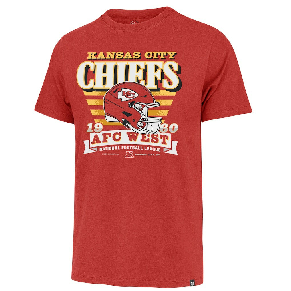Kansas City Chiefs '47 Stripe Splash Franklin T-Shirt - Red - 47 brand