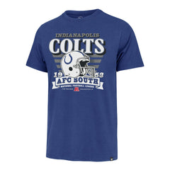Indianapolis Colts '47 Stripe Splash Franklin Throwback T-Shirt - Royal - 47 brand