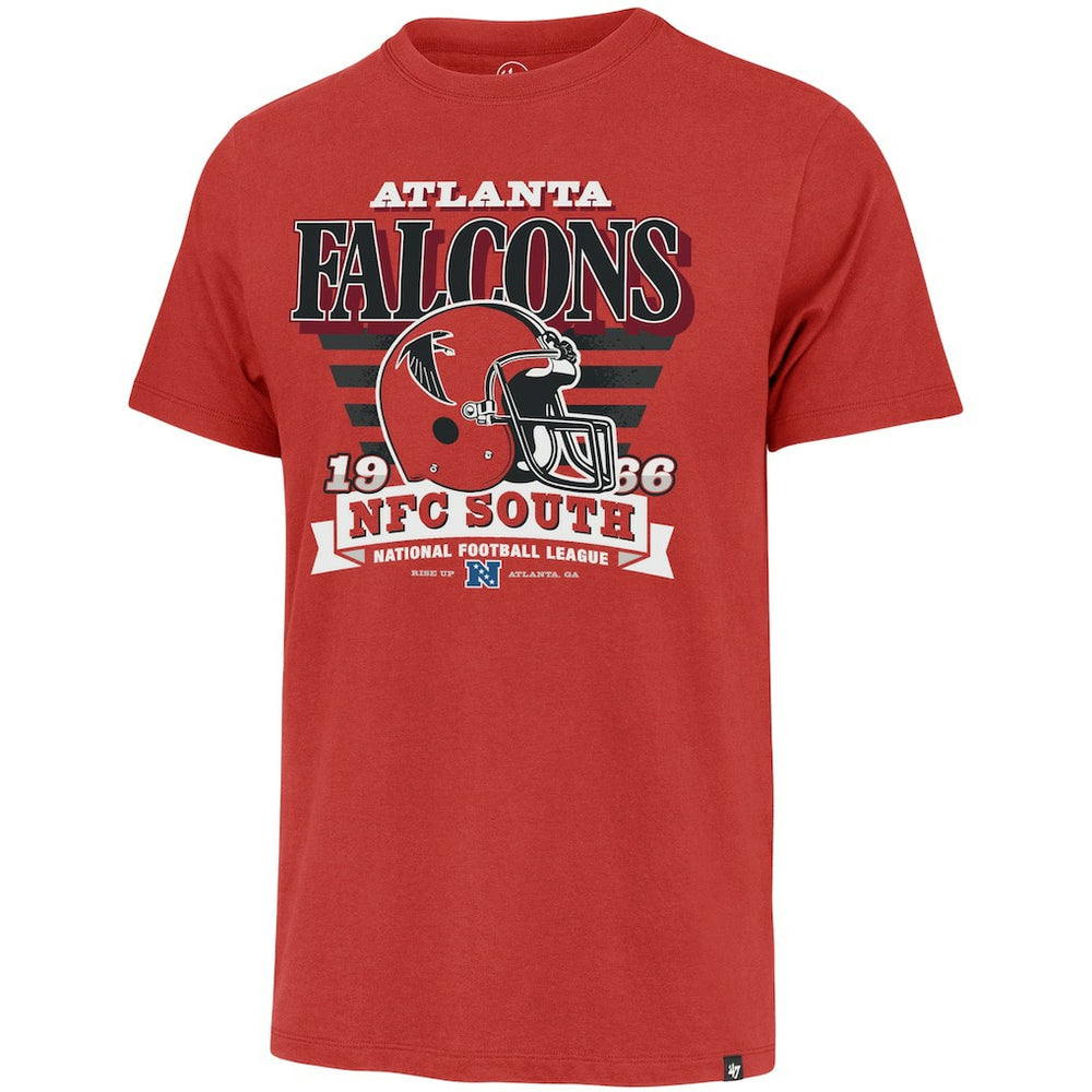 Atlanta Falcons '47 Stripe Splash Franklin Throwback T-Shirt - Red - 47 brand