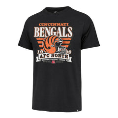 Cincinnati Bengals '47 Stripe Splash Franklin Throwback T-Shirt - Black - 47 brand