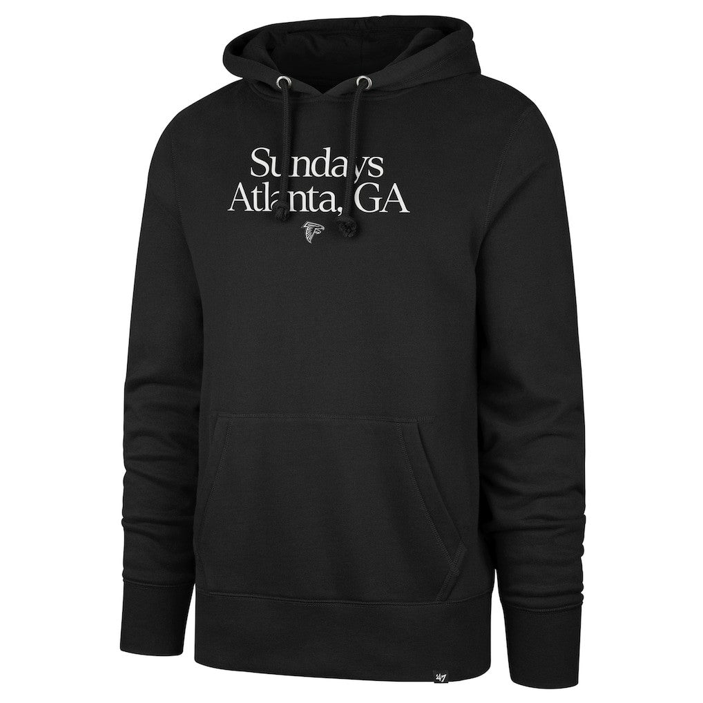 Atlanta Falcons '47 Sundays Regional Headline Hoodie - Black - 47 brand