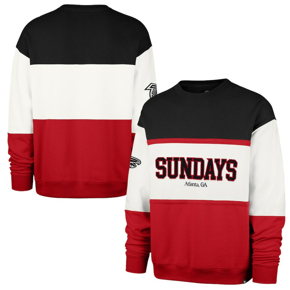 Atlanta Falcons '47 Sundays Breeze By Maximalist Sweatshirt - White - 47 brand