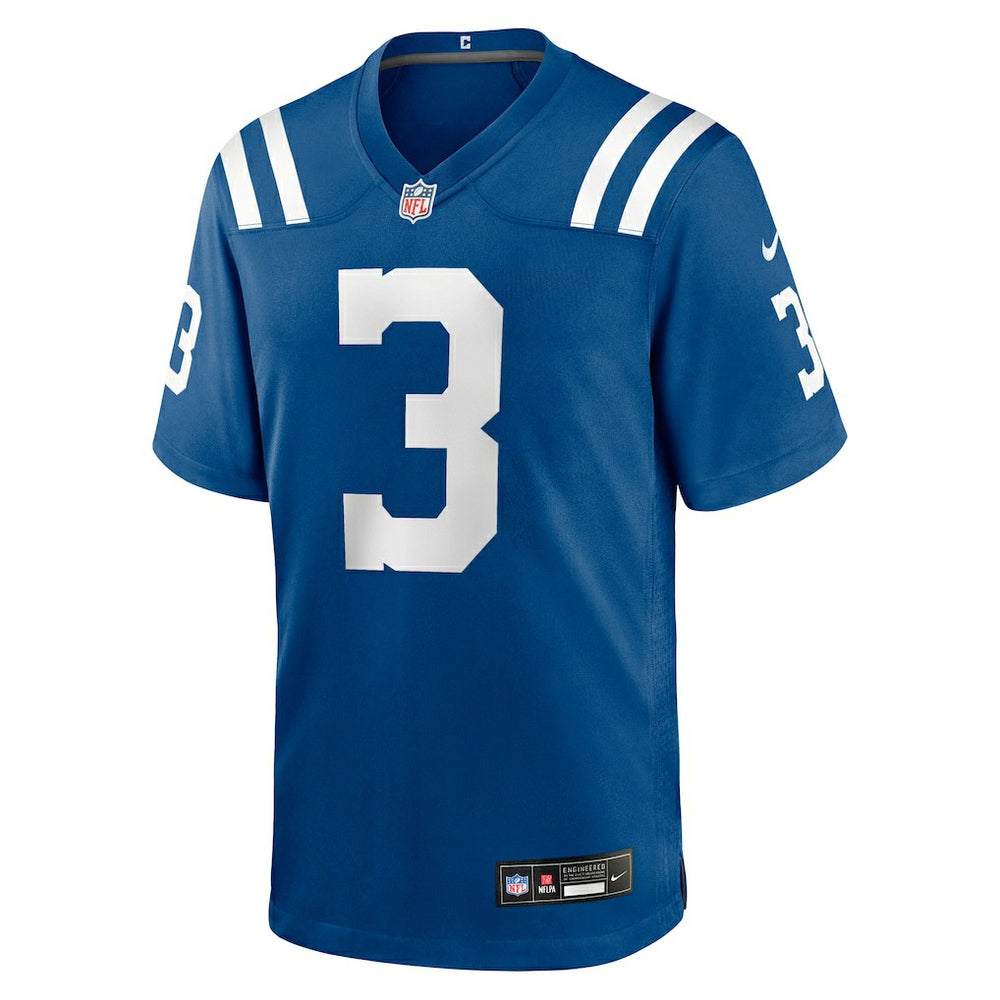 Spencer Shrader Indianapolis Colts Team Game Jersey - Royal - Nike