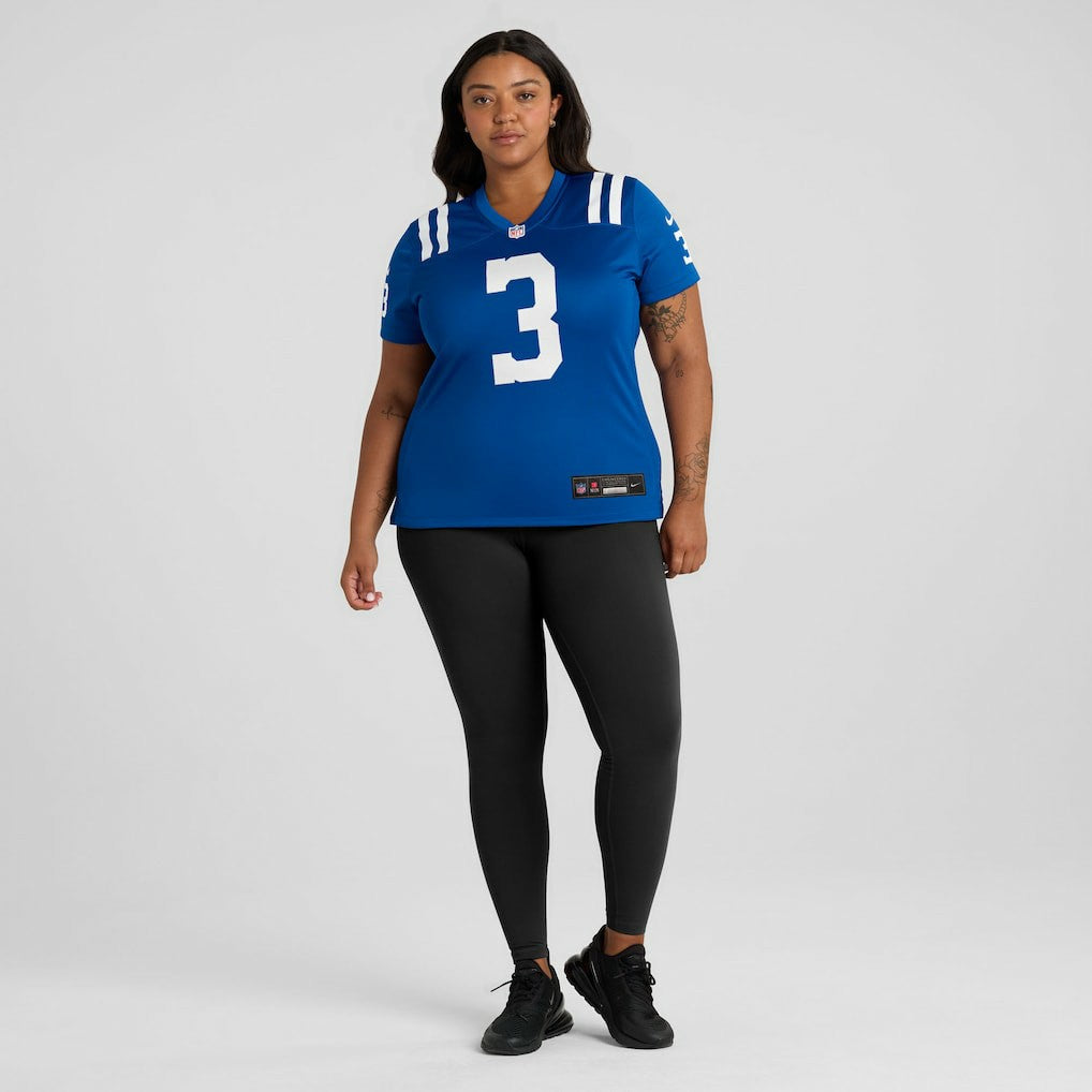 Spencer Shrader Indianapolis Colts Women's Team Game Jersey - Royal - Nike