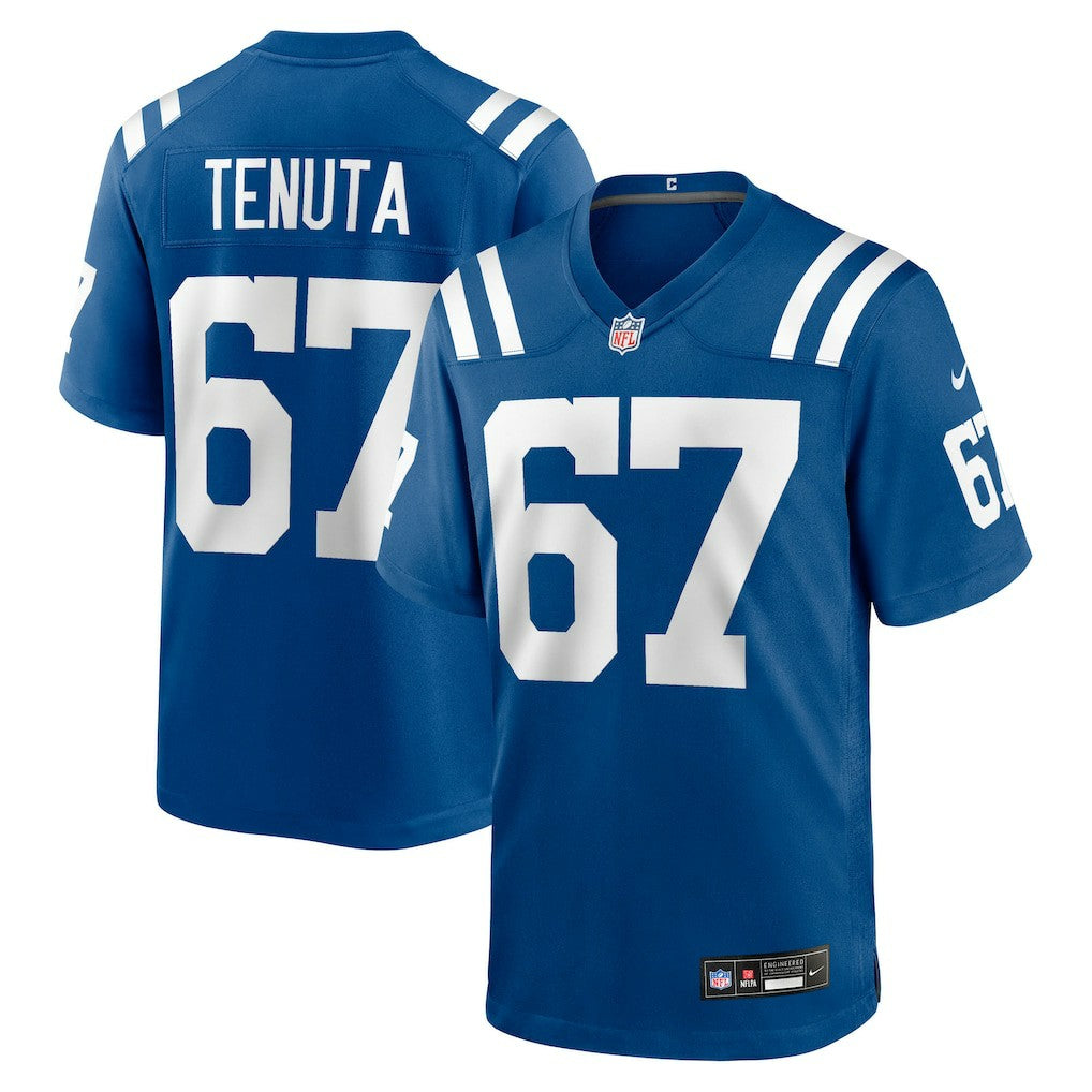 Luke Tenuta Indianapolis Colts Team Game Jersey - Royal - Nike