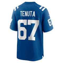 Luke Tenuta Indianapolis Colts Team Game Jersey - Royal - Nike