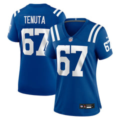Luke Tenuta Indianapolis Colts Women's Team Game Jersey - Royal - Nike