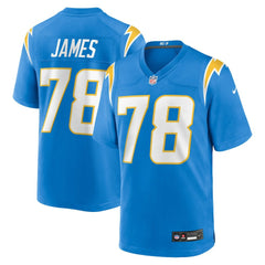 Andre James Los Angeles Chargers Team Game Jersey - Powder Blue - Nike