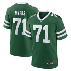 Josh Myers New York Jets Team Game Jersey - Legacy Green - Nike