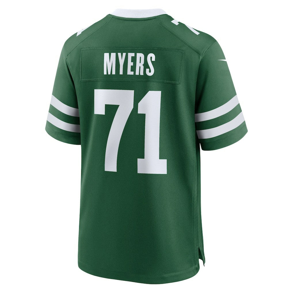 Josh Myers New York Jets Team Game Jersey - Legacy Green - Nike